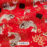 50x145cm Japanese Kimono Bronzed Fabric Sushi Cherry Blossoms Print Cotton Cloth DIY Materials Patchwork Accessories for Sewing