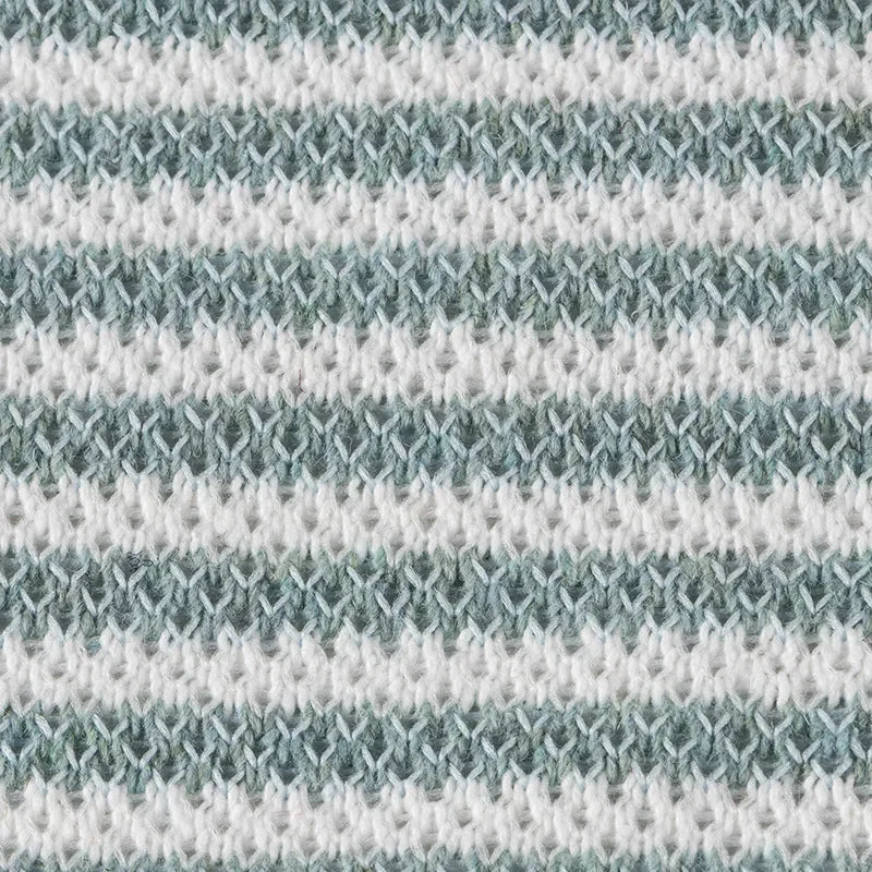 100x50cm Pure Cotton Striped Knitted Fabric For Winter Sweaters, Toy Clothes, Pillow, Cushion Handmade DIY Sewing Fabric TJ20741