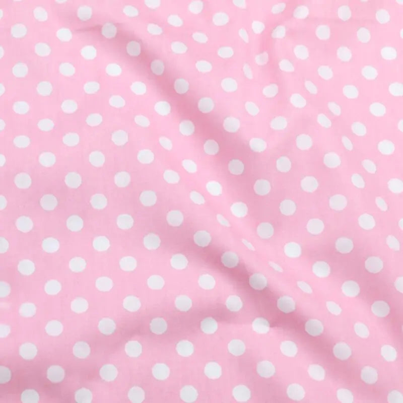 Dots Printed 100% Cotton Fabric by Meter, DIY Patchwork, Quilt Cloth, Bedding Blanket, Sheet, Pillow Decor, Fat Quilt, Tilda