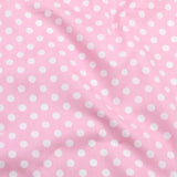 Dots Printed 100% Cotton Fabric by Meter, DIY Patchwork, Quilt Cloth, Bedding Blanket, Sheet, Pillow Decor, Fat Quilt, Tilda