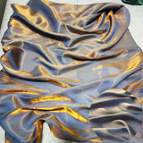 Holographic Gradient Satin Fabric 150cm Wide Iridescent Silk For Wedding Dress Bridal Veil Prom Gown DIY Sewing Hanfu Materials