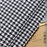 146cm Width High-grade Houndstooth Fabrics Cotton and Linen Plaid Fabrics Thickening Sofa Pillow Tablecloth DIY Sewing Fabrics
