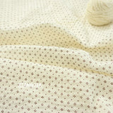 135x50cm Vintage Dot Cotton Double Layer Crepe Baby Bib Drool Scarf Hair Tie Pajamas Towel Sewing Cloth
