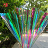 Candy Iridescent Holographic PVC Fabric – DIY Material