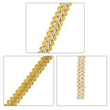 5yards 12mm Lace Trimming Ribbon Polyester Centipede Braided Lace Sewing Clothes Accessories Curve Lace DIY Craft Wedding Decor