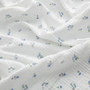 135x50/500cm Pure Color Crepe Double-Layer Cotton Yarn Fabric, Making Soft Pajamas Clothes Fabric DIY Clothing Cloth YHTJ0113