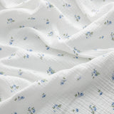 135x50/500cm Pure Color Crepe Double-Layer Cotton Yarn Fabric, Making Soft Pajamas Clothes Fabric DIY Clothing Cloth YHTJ0113