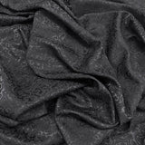 Black 3D Jacquard Fabric, Textured Brocade Fabric, Costume Drapery DIY Sewing Fabric, Suitable For Dress or Gown