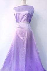Solid Satin 58" Wide | 1Meter | 2Meters | 5Meters | Silky Charmeuse Scarf Craft DIY Fabric Purple
