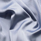 High End Bright Silk Striped Imitation Acetic Acid Fabric Satin Glossy Silk Smooth Drape Feeling Suit Dress Pants Fabric
