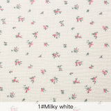 135x50/500cm Pure Color Crepe Double-Layer Cotton Yarn Fabric, Making Soft Pajamas Clothes Fabric DIY Clothing Cloth YHTJ0113