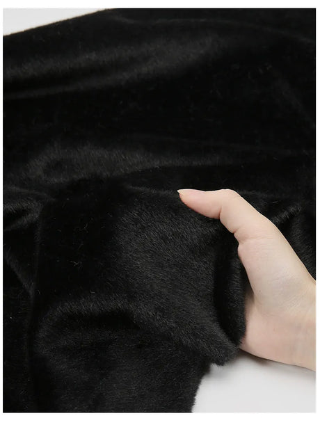 50x50cm 5mm Soft Breathable Elastic Faux Fur Fabric for Sewing Plush Toy Doll Scarf Hat Decorative Cloth Handmade DIY Fabrics