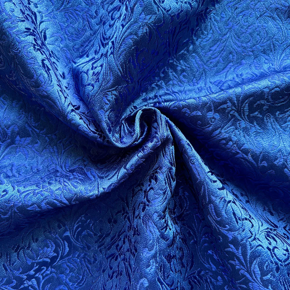 75x50cm Wheat Floral Pattern Damask Silk Satin Brocade Jacquard Fabric DIY Cheongsam Costume Upholstery Curtain Sewing Patchwork