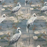 0.5m/1m/2m Encrypted Cotton Linen Retro Chinese Ink Style Fabric For Decorative Cloth Tablecloths Curtains Handmade DIY Fabric