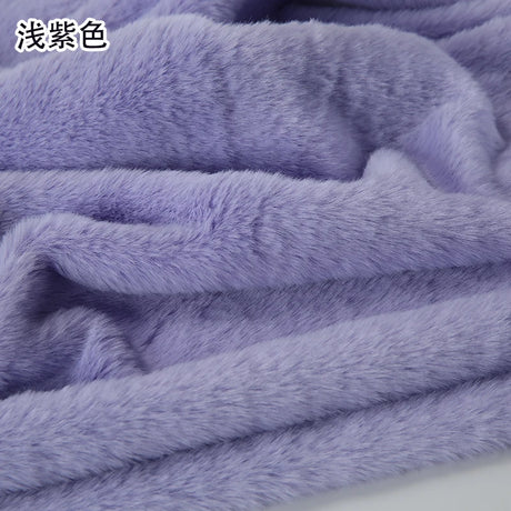 White Grey Colour Series 8mm imitation Rex rabbit Fur Fabric short plush fabric cabinet tablecloth display scarf cotton doll DIY