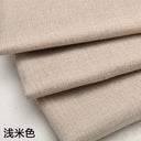 Thickening Solid Color Polyester Linen Fabric Dust-proof Coarse Fabric Canvas Sofa DIY Curtains Tablecloths Seat Cushions Fabric