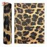 Leopard PU Leatherette Sewing Fabric Faux Leather DIY Craft Brooch Bow Handmade Earring Making Doll DIY Decor