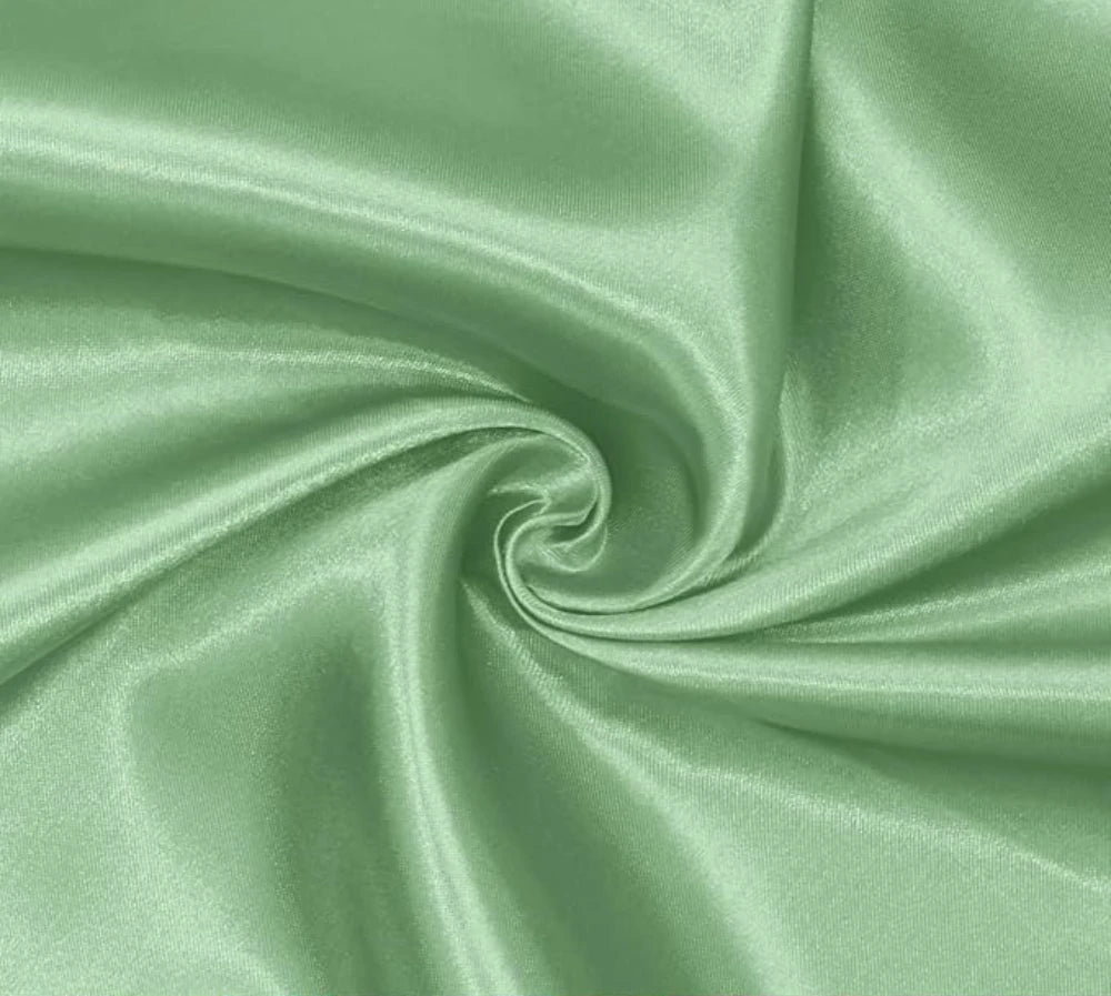 1m-7m Charmeuse Satin Fabric Silky & Shiny Cloth Fabric Shiny Upholstery Lining Drapery DIY Crafts Soft for Wedding Decorations