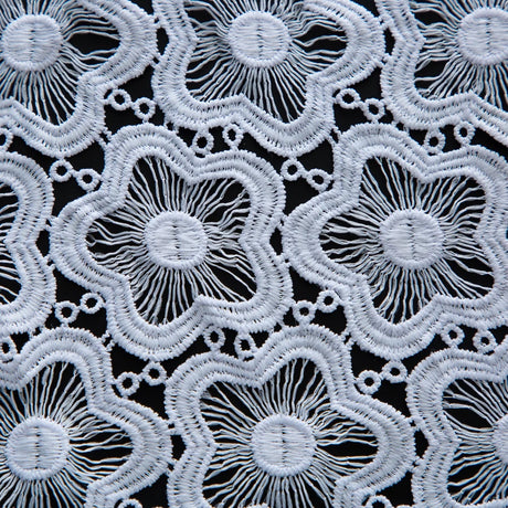 White African Guipure Cord Lace Fabric with Sequins 2025 High Quality Nigerian Guipure Cord Lace for Sewing Wedding Dress F4025
