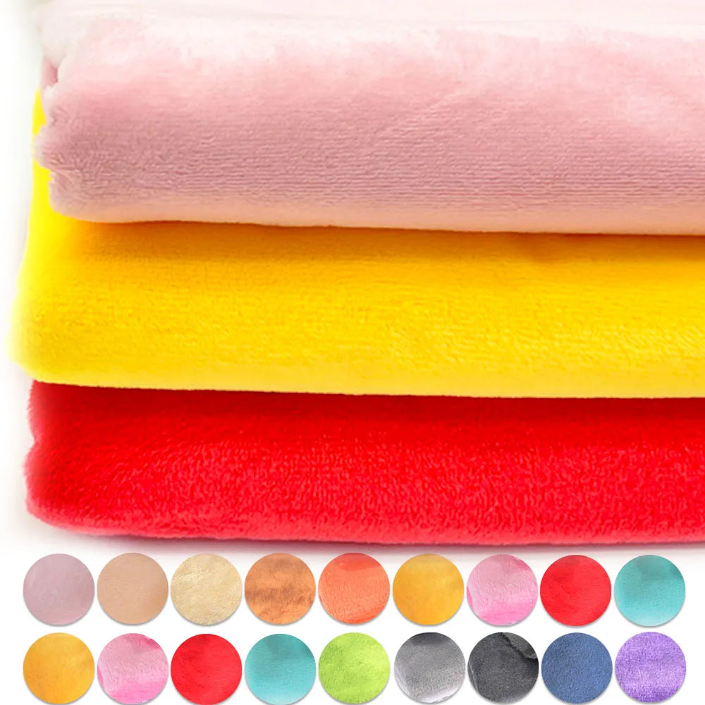 75x45cm Crystal Velvet Fabric Super Soft Plush for DIY Sewing Quilting Cushion Pillow Toy Sofa Bag Home Textile Upholstery Cloth