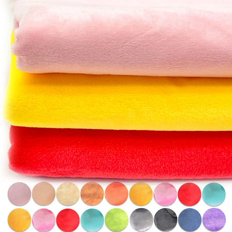 75x45cm Crystal Velvet Fabric Super Soft Plush for DIY Sewing Quilting Cushion Pillow Toy Sofa Bag Home Textile Upholstery Cloth
