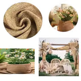 Gardening Burlap Fabric – Natural Jute DIY Material
