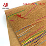 1 Roll 20*120cm Natural Cork Leather Sewing Fabric Wood Grain Material for Background Handmade Bag Bow Decor Crafts DIY