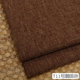 100cm*148cm Solid Color Thick Coarse Linen Sofa Fabric Cotton and Linen Curtain Tablecloth DIY Polyester Linen Fabric 400-500g/m