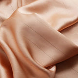 High End Bright Silk Striped Imitation Acetic Acid Fabric Satin Glossy Silk Smooth Drape Feeling Suit Dress Pants Fabric