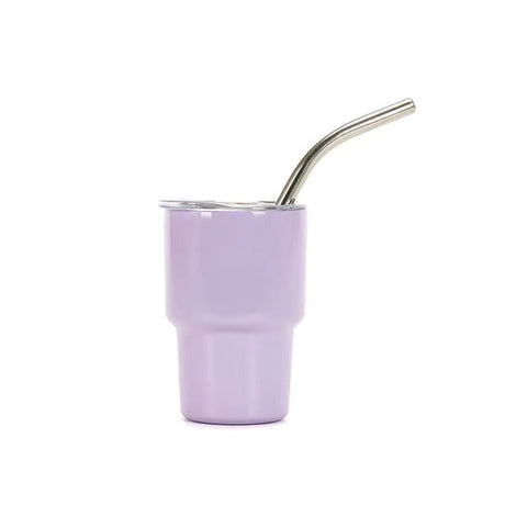 Thermal Sublimation Tumblers Stainless Steel Fabric - Lilac, 2 Oz Shot Glass Cup (1 Piece)