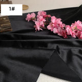 Bright Shiny Stretch Satin Fabric, Spandex Lycra Cloth for Dance Dress, Sports and Yoga Material,Black,White,Blue,By the Meter,