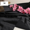 Bright Shiny Stretch Satin Fabric, Spandex Lycra Cloth for Dance Dress, Sports and Yoga Material,Black,White,Blue,By the Meter,