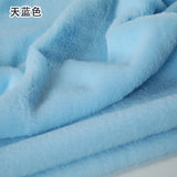 White Grey Colour Series 8mm imitation Rex rabbit Fur Fabric short plush fabric cabinet tablecloth display scarf cotton doll DIY