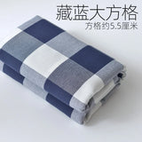 Home Furnishings Tablecloths Curtains Cushions Sofas Thickened Yarn Dyed Polyester Cotton Checkered Stripes Solid Colors Fabric