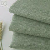 Cotton and Linen Sofa Fabric Solid Color Thickened Coating Dustproof Coarse Cloth Burlap Canvas Pillow Curtain DIY sewing Fabric