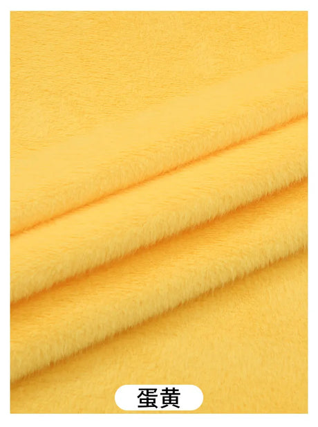 50x50cm 5mm Soft Breathable Elastic Faux Fur Fabric for Sewing Plush Toy Doll Scarf Hat Decorative Cloth Handmade DIY Fabrics
