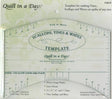 Acrylic Quilting Ruler Scallops Vines Waves Template