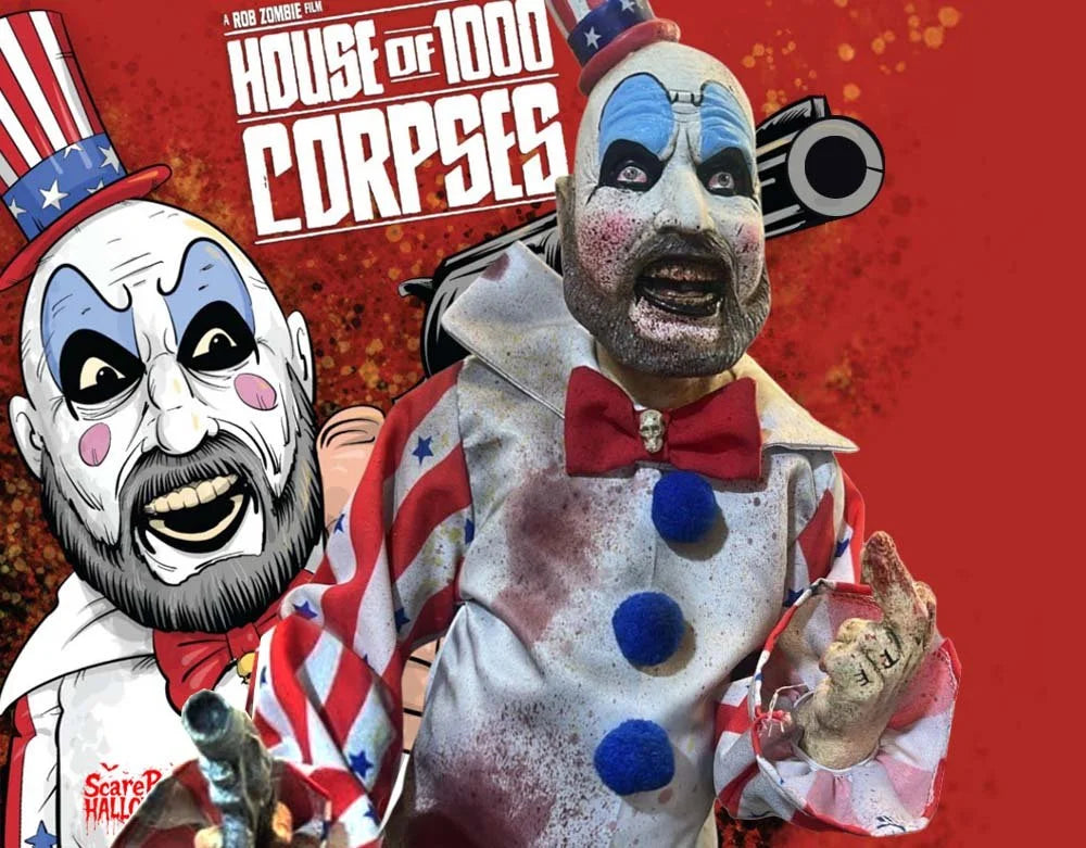 House of 1000 Corpses - Officially Licensed Captain Spaulding 36" Poseable Doll
