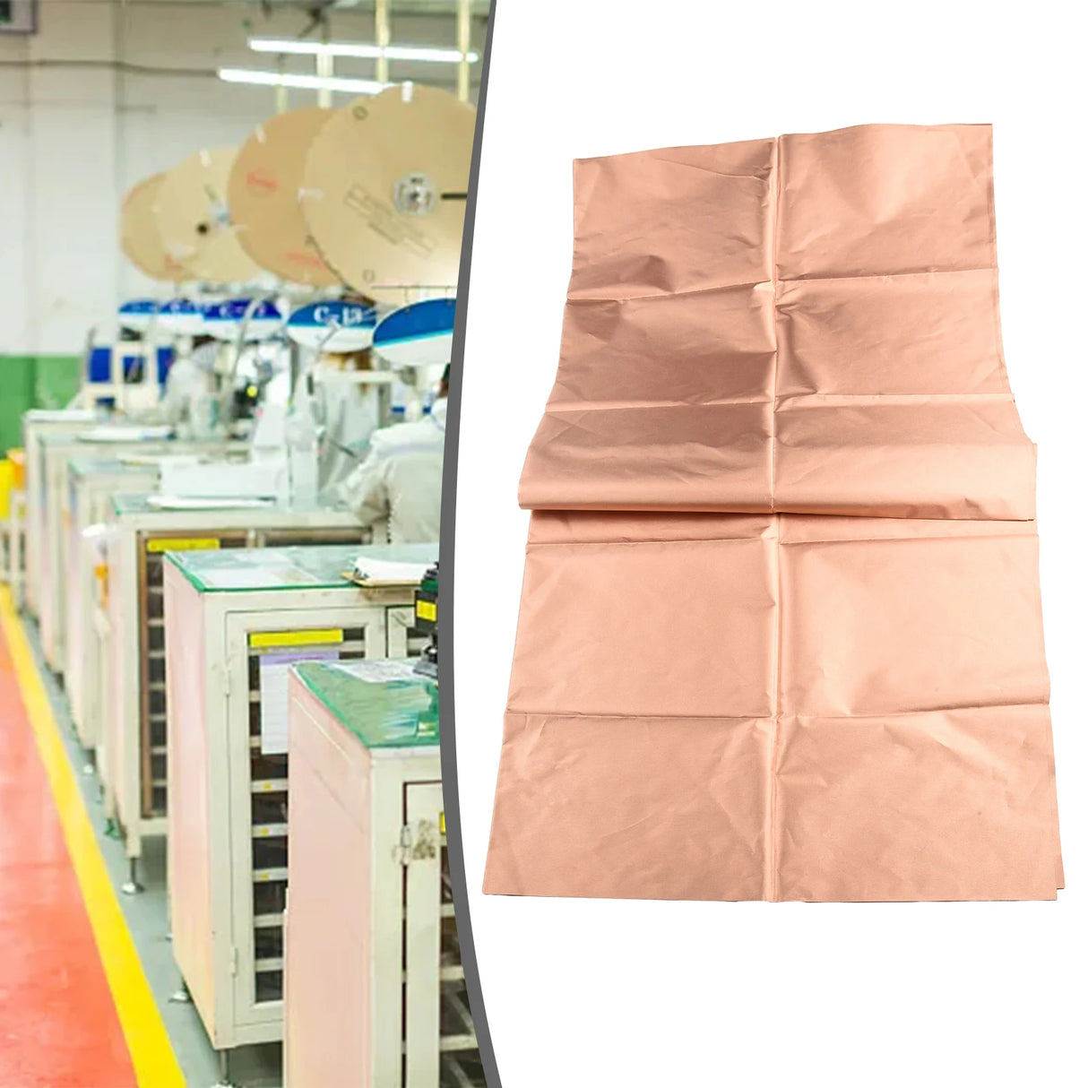 Effective EMF Protection with 1M Copper Shielding Fabric, Perfect for Cell Towers, Microwaves, Smart Meters and More