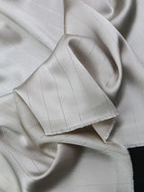 High End Bright Silk Striped Imitation Acetic Acid Fabric Satin Glossy Silk Smooth Drape Feeling Suit Dress Pants Fabric