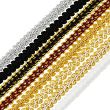 5yards 12mm Lace Trimming Ribbon Polyester Centipede Braided Lace Sewing Clothes Accessories Curve Lace DIY Craft Wedding Decor