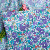 Betsy Floral 60S Tissun liberty Cotton Fabric For Kids Baby Sewing Cloth Dresses Skirt DIY Handmade Designer Patchwork Meter