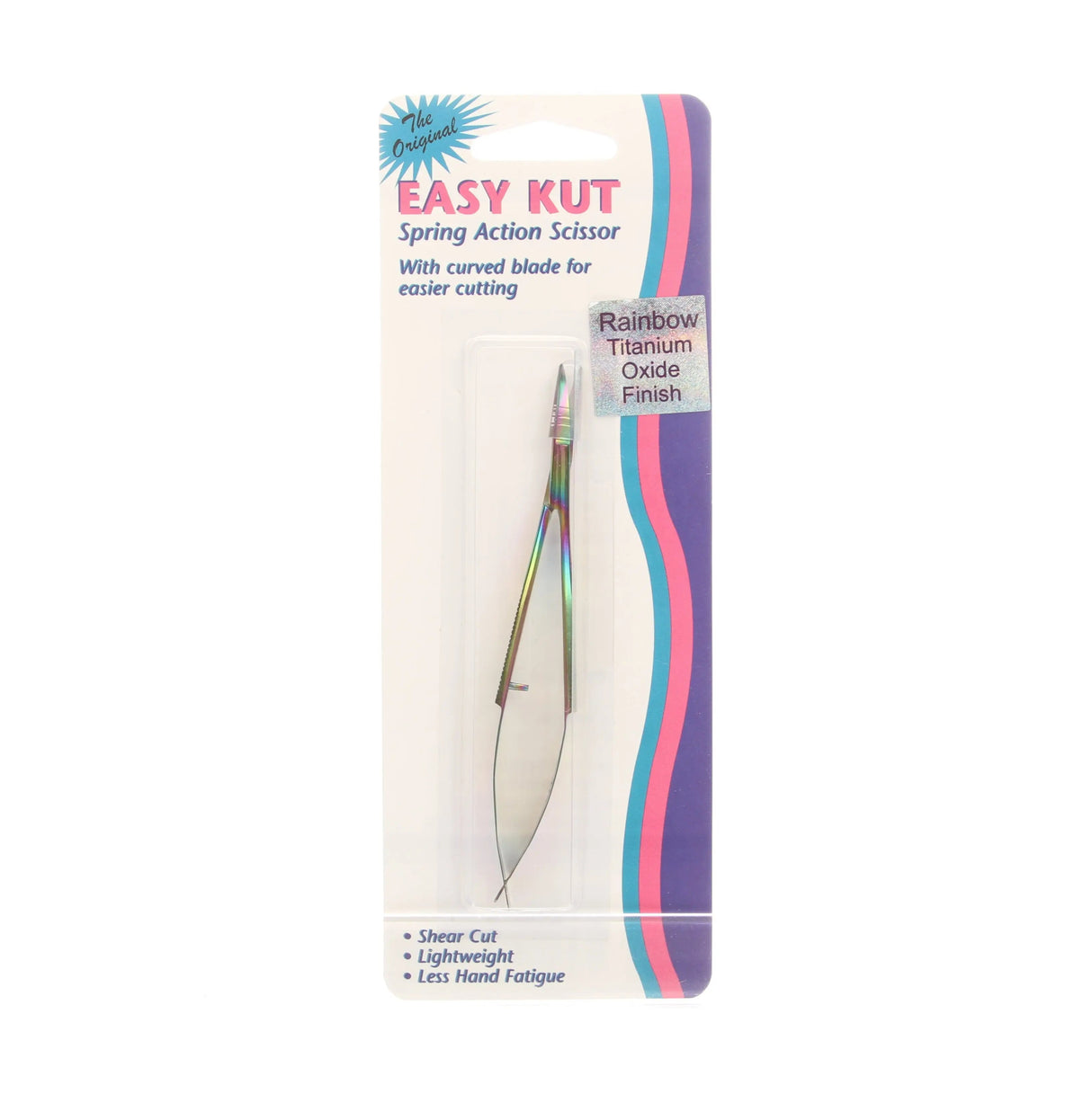 Precision Cutting Spring Action Rainbow Scissors