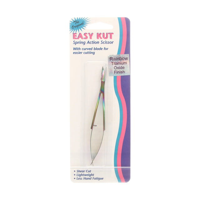 Precision Cutting Spring Action Rainbow Scissors