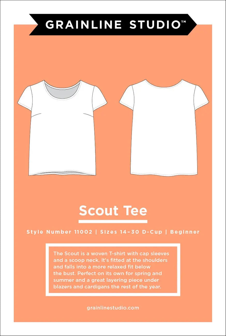Scout Shirt Pattern Size 14-30