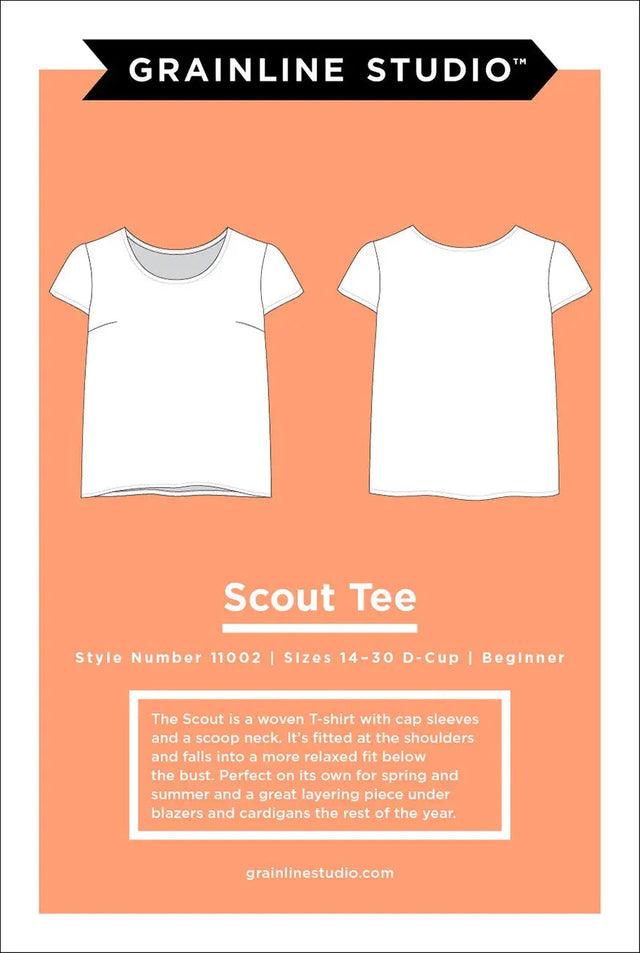 Scout Shirt Pattern Size 14-30