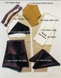 Jacket Packet Acetate Twill Lining Fabric - Black, Brown, Gray, Navy, Tan, White