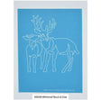 Whitetail Buck & Doe Stencil 6 1/2" x 7 1/2"
