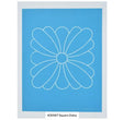 Square Daisy Stencil 6 1/4"