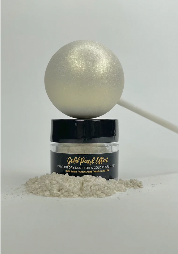 Gold Pearl Edible Dessert Glitter Dust Cake Decorating 4g